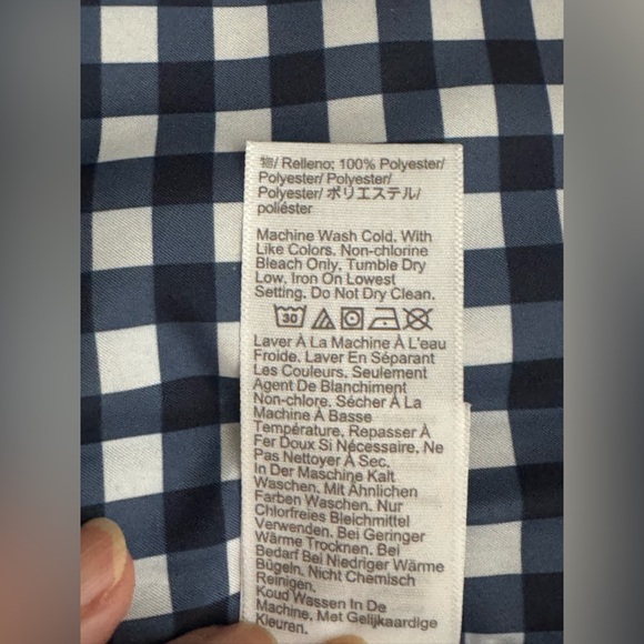 J. Crew Women's Navy Blue Quilted Primaloft Puffer FullZip Vest Size X-Small - Picture 5 of 5